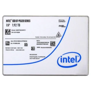 Intel Solidigm D7-P5520 1.92 TB Solid State Drive - E1.S - EDSFF Internal - PCI Express NVMe (PCI Express NVMe 4.0 x4) Intel Solidigm D7-P5520 1.92 TB Solid State Drive - E1.S - EDSFF Internal - PCI Express NVMe (PCI Express NVMe 4.0 x4)