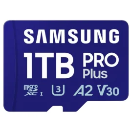 Samsung Memory MB-MD1T0SA/APC PRO Plus MicroSD Card for Mobile and Gaming Consoles 1TB UHS-I U3, Up to 180MB/s
