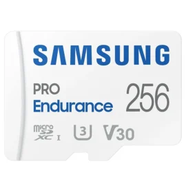 Samsung PRO Endurance 256GB microSDXC UHS-I U3 100MB/s Video Monitoring Memory Card with Adapter (MB-MJ256KA/APC)