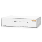 Aruba Instant On 1430 8-Port Gb Unmanaged Layer 2 Ethernet Switch | 8X 1G | Fan-Less | US Cord (R8R45A#ABA)