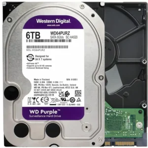 Western Digital Purple Surveillance 3.5-inch 5400rpm SATA Internal Hard Drive 6TB (WD64PURZ) Western Digital Purple Surveillance 3.5-inch 5400rpm SATA Internal Hard Drive 6TB (WD64PURZ)