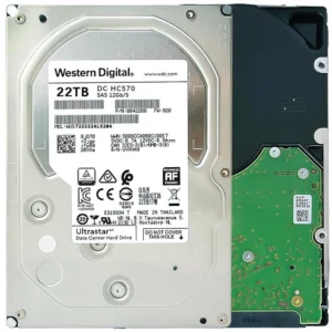 WD Ultrastar DC HC570 22TB SAS 3.5" 512MB WUH722222AL5204 HDD Hard Disk Drive WD Ultrastar DC HC570 22TB SAS 3.5" 512MB WUH722222AL5204 HDD Hard Disk Drive