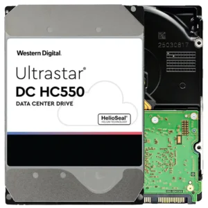 WD Ultrastar DC HC550 18TB Hard Drive 3.5" Internal 512MB SATA 7200 RPM 512E SE NP3 DC HC550 0F38459 (WUH721818ALE6L4) WD Ultrastar DC HC550 18TB Hard Drive 3.5" Internal 512MB SATA 7200 RPM 512E SE NP3 DC HC550 0F38459 (WUH721818ALE6L4)