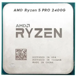 AMD Ryzen 5 PRO 2400G (YD240BC5M4MFB) - 4-Core 3.60GHz AM4 4MB 64W CPU Desktop Processor