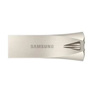 Samsung BAR Plus USB Flash Drive Type-A, 128 GB, 400 MB/s Read, 60 MB/s Write, Durable USB 3.1 Memory Stick with Key Ring, Champagne Silver, MUF-128BE3/CN Samsung BAR Plus USB Flash Drive Type-A, 128 GB, 400 MB/s Read, 60 MB/s Write, Durable USB 3.1 Memory Stick with Key Ring, Champagne Silver, MUF-128BE3/CN