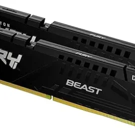 Kingston Fury Beast 32GB (2x16GB) 6400MT/s DDR5 CL32 Desktop Memory