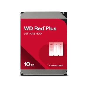 WD Red Plus 10TB NAS Hard Disk Drive - 7200 RPM Class SATA 6Gb/s, CMR, 512MB Cache, 3.5 Inch - WD100EFGX WD Red Plus 10TB NAS Hard Disk Drive - 7200 RPM Class SATA 6Gb/s, CMR, 512MB Cache, 3.5 Inch - WD100EFGX