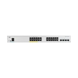 Cisco C1000-24P-4G-L 24-Port PoE+ Gigabit Switch, 4 SFP Uplinks, Layer 2, Fanless, Compact, Smart Managed