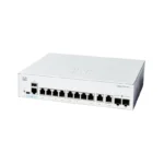 Cisco C1200-8FP-2G 8-Port Gigabit PoE+ Switch, Enhanced Power, 2 Combo Uplinks, Rackmount, L2 Managed