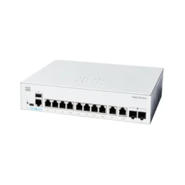 Cisco C1200-8FP-2G 8-Port Gigabit PoE+ Switch, Enhanced Power, 2 Combo Uplinks, Rackmount, L2 Managed