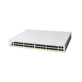 Cisco C1200-48P-4G 48-Port PoE+ Managed Switch with 4 SFP Uplinks, Layer 2, Rackmount, Enterprise-Grade