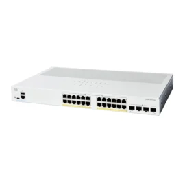 Cisco C1200-24P-4G 24-Port PoE+ Gigabit Switch, 4 SFP Uplinks, Layer 2, Rackmount, for SMB/Enterprise