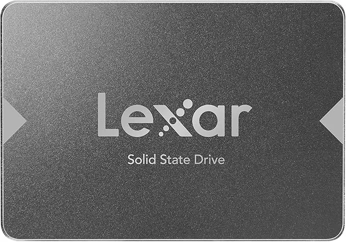 Lexar 128GB NS100 SSD 2.5” SATA III Internal Solid State Drive, Up To 520MB/s Read, Gray (LNS100-128RB)