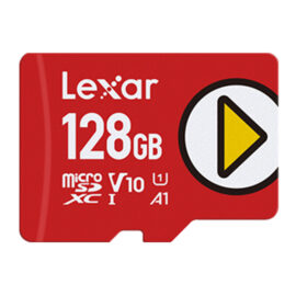 Lexar PLAY 128GB microSDXC UHS-I Memory Card, 160MB/s Read, 50MB/s Write – Ideal for Smartphone Storage, Light Photography – Model LMSPLAY128G-BNSNC