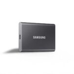 Samsung T7 Portable SSD, 4TB External Solid State Drive, Speeds Up to 1,050MB/s, USB 3.2 Gen 2, Reliable Storage for Gaming, Students, Professionals, MU-PC4T0T/AM, Gray