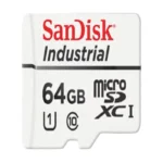 SanDisk SDSDQAF3-064G-I Industrial 64GB MicroSDCC UHS-I U1 C10 Memory Card (Standard Temperature Range)