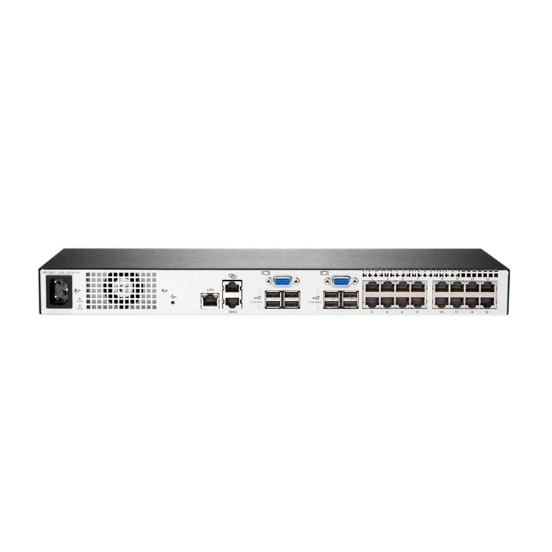 HPE Enterprise Q1P55A 1X1X16 G4 KVM IP Console Switch