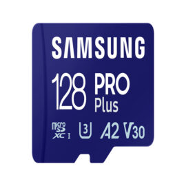 Samsung PRO Plus 128GB MicroSDC UHS-I U3 V30 A2 MB-MD128SB/WW Memory Card (including SD adapter)