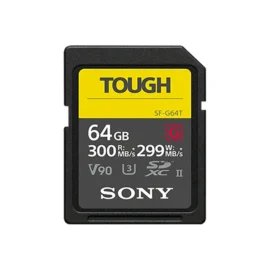 Sony 64GB SF-G64T/T1 SF-G TOUGH Series UHS-II SDXC Memory Card