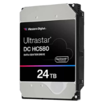 WD Ultrastar DC HC580 WUH722424ALE604-0F62810 24TB SATA 6Gb/s 3.5inch Internal Hard Drive for Server 7200rpm 8.9ms 501-600MB/s