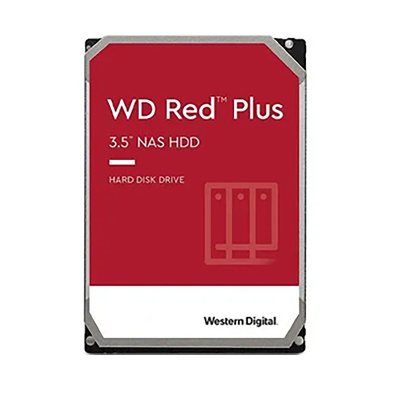 WD Red Plus 12TB 7200rpm 256MB 3.5" NAS HDD (WD120EFBX)