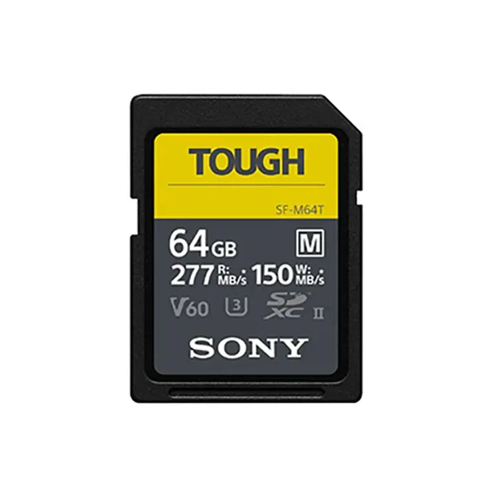 Sony 64GB SF-M64T/T1 SF-M Tough Series UHS-II SDXC Memory Card
