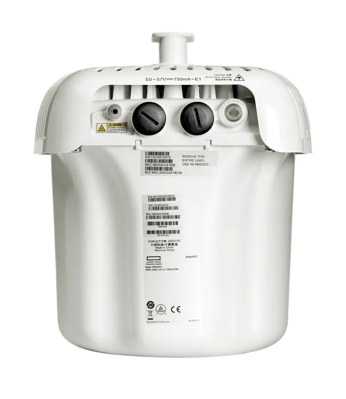 HPE Aruba Networking AP 575 (RW) 802.11ax 2x2/4x4 Dual Radio Integrated Omni Antennas Outdoor AP R4H17A